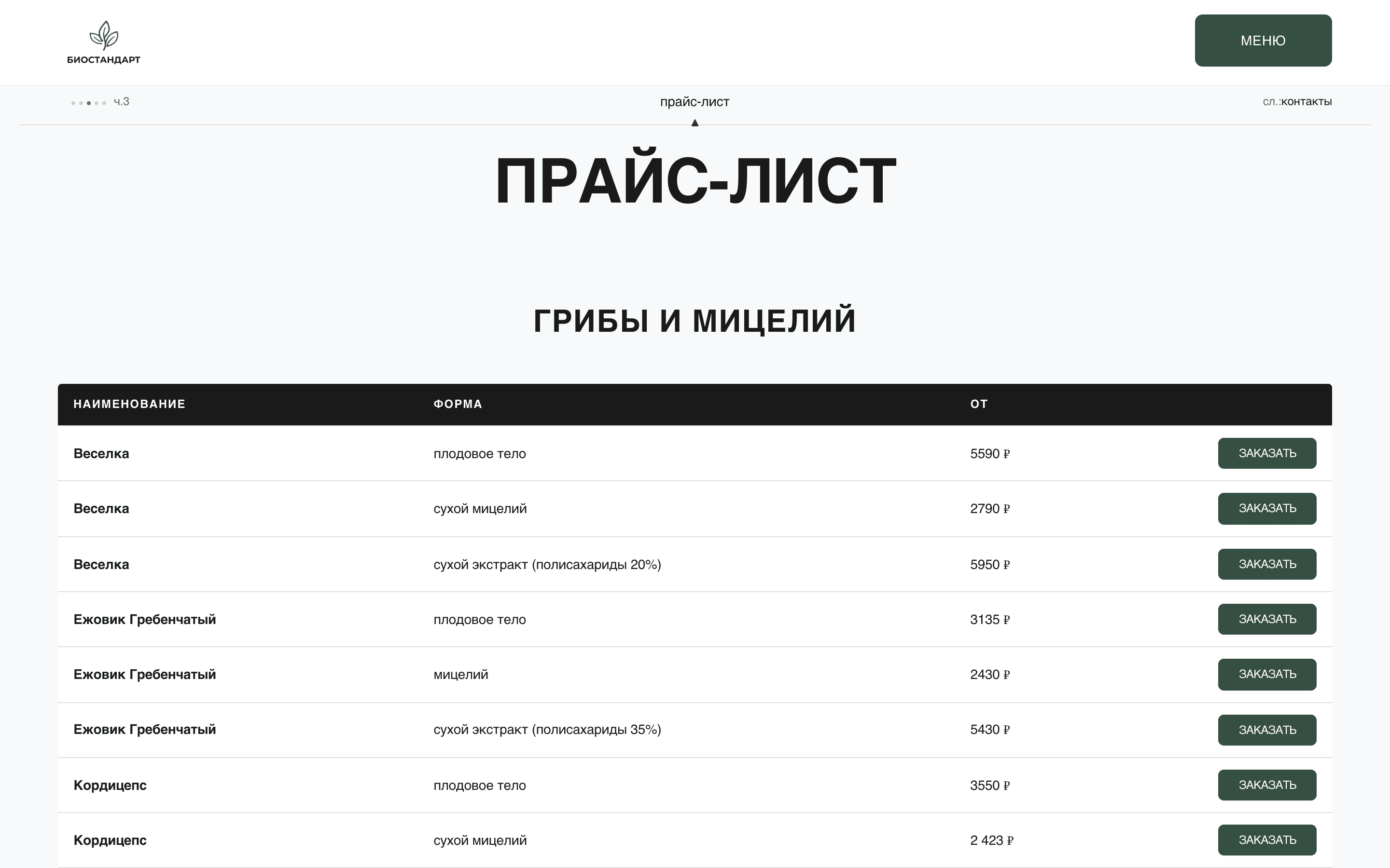 БИОСТАНДАРТ — оптовая поставка биопродукции — 3