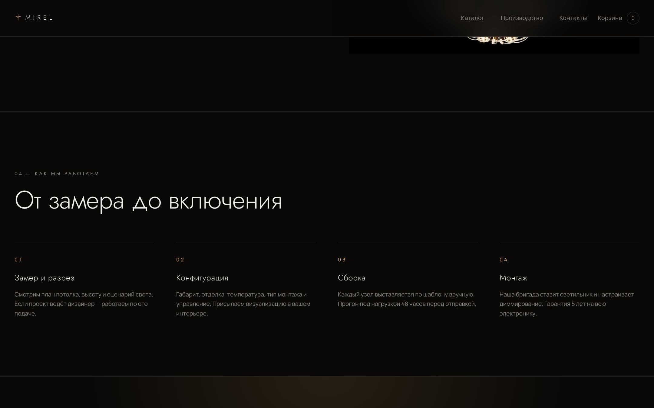 MIREL — интернет-магазин дизайнерских светильников — 4