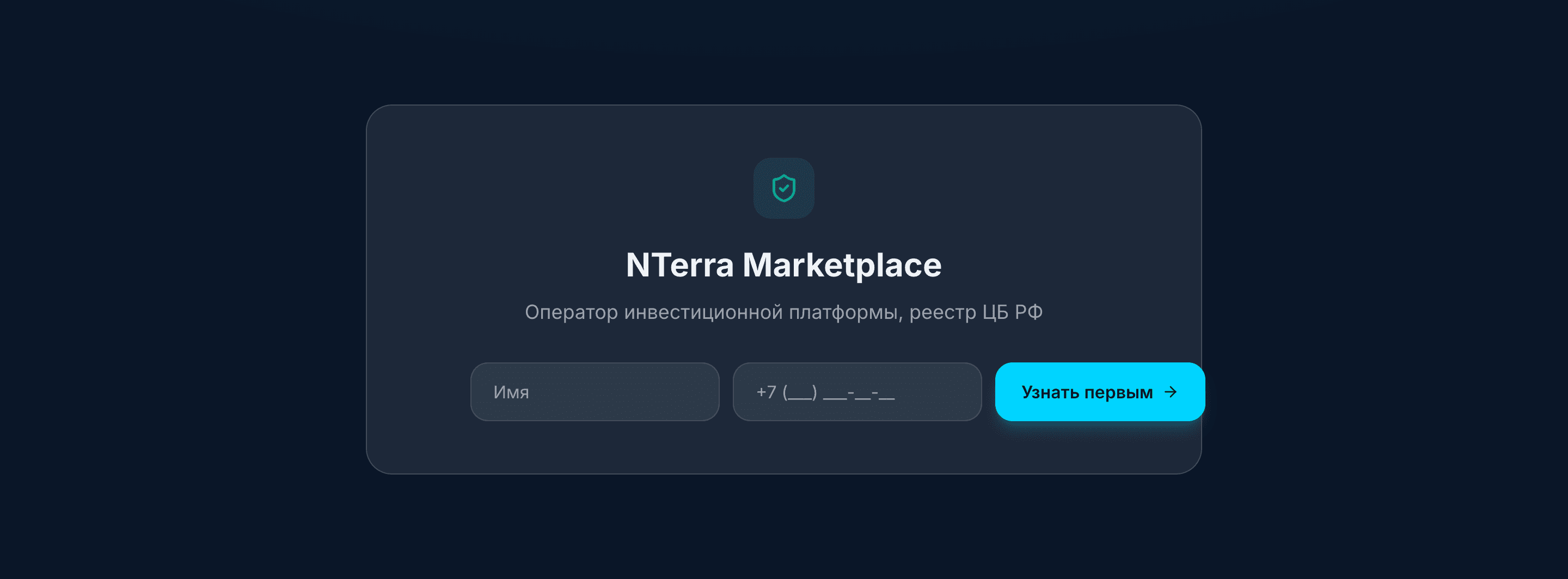 NTerra — шаблон инвестиционного маркетплейса недвижимости — 2