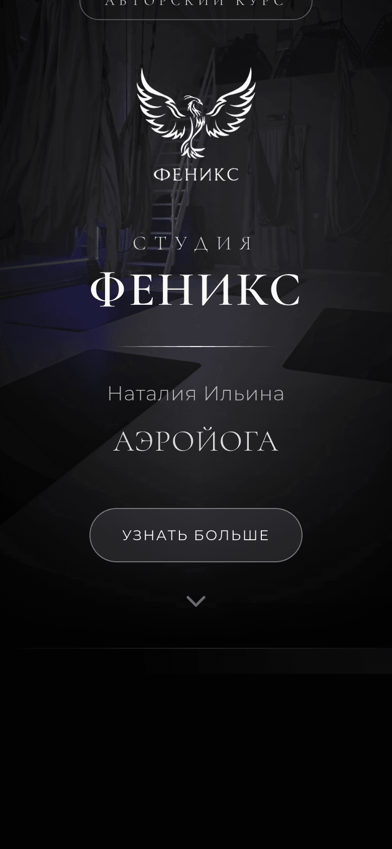 Студия ФЕНИКС — сайт курса аэройоги Наталии Ильиной — 9